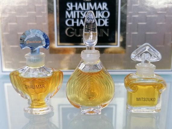 exagerar mezclador No quiero Perfume miniatura Guerlain Parfum / Extrait Set 3 x 2 ml - Etsy España