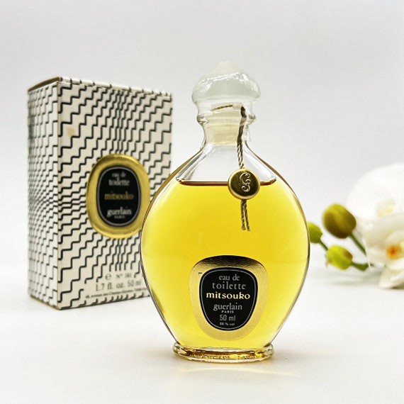 Mitsouko Guerlain (1984) Eau de Toilette 50 ml/1,7 fl.oz ,Sealed, Flacon Goutte, Black and White Box , Rare Vintage, Gift Idea ,France Paris