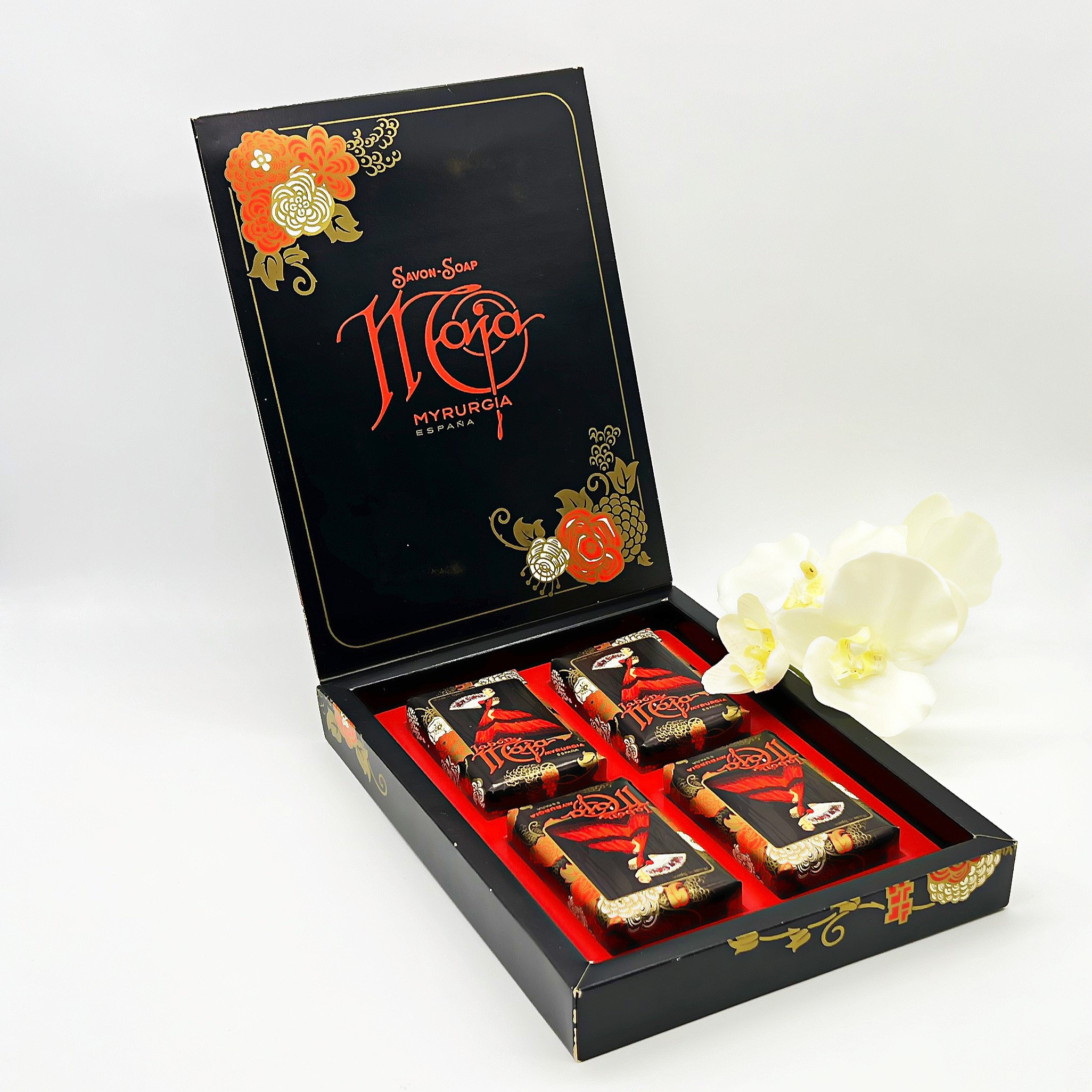 Maja Myrurgia, Perfumed Soap, Set 4x125g/17,6oz, Vintage Spanish