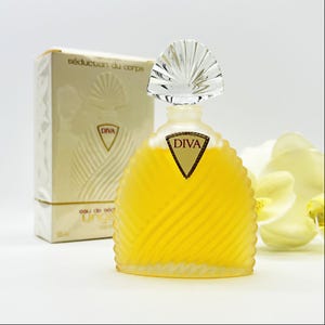 Diva Eau de Seduction Emanuel Ungaro, Eau de Toilette 50 ml, Unused Vintage Fragrance from 1989 in Original Packaging ,Gift Idea