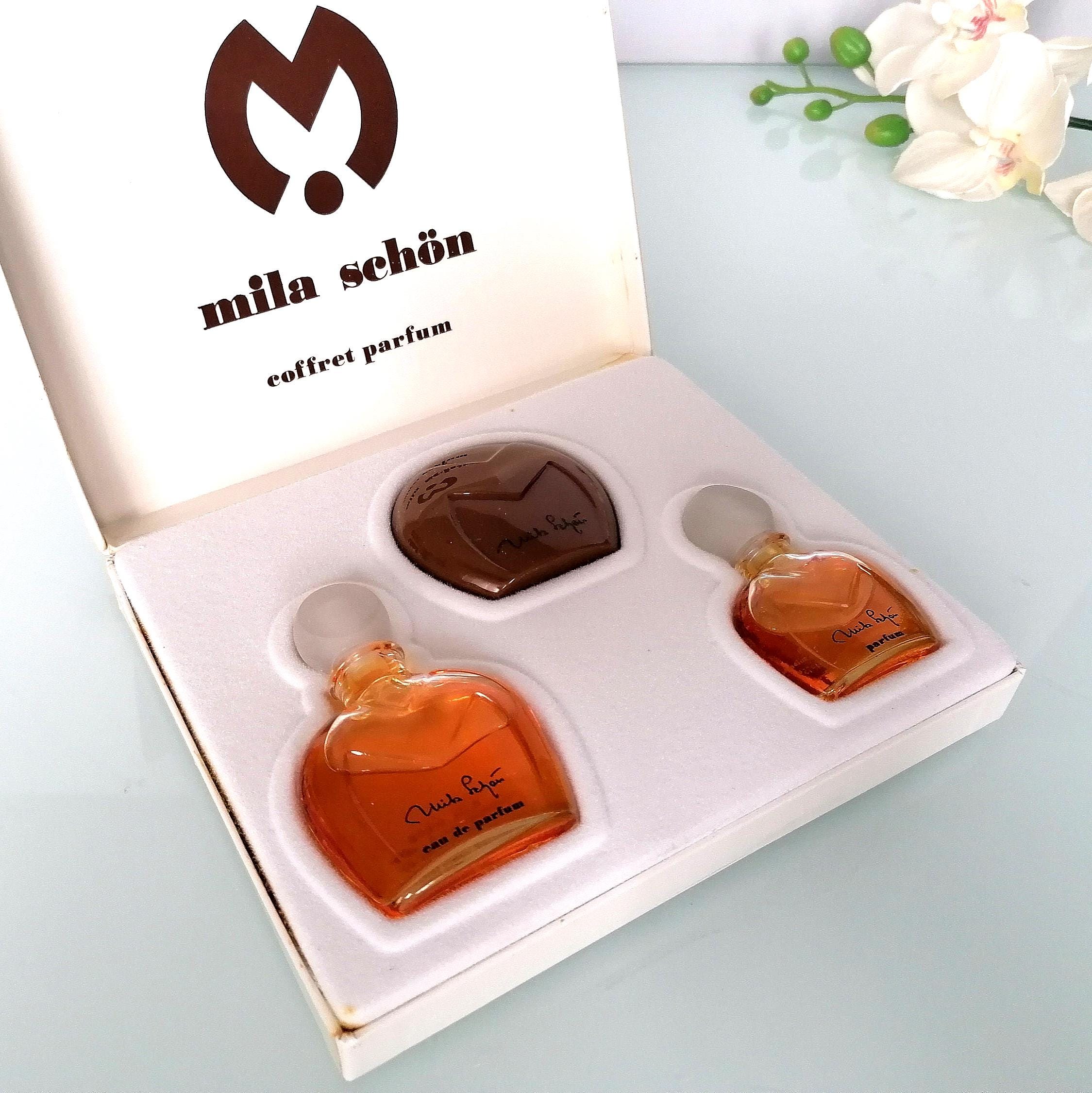 Mila Schon Vintage Perfume Gift Set (parfum, EDT, Soap) Italian