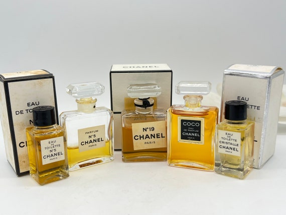 Lot of 5 Perfumes Miniature no.19 Parfum No.5 Parfum Coco -  Denmark