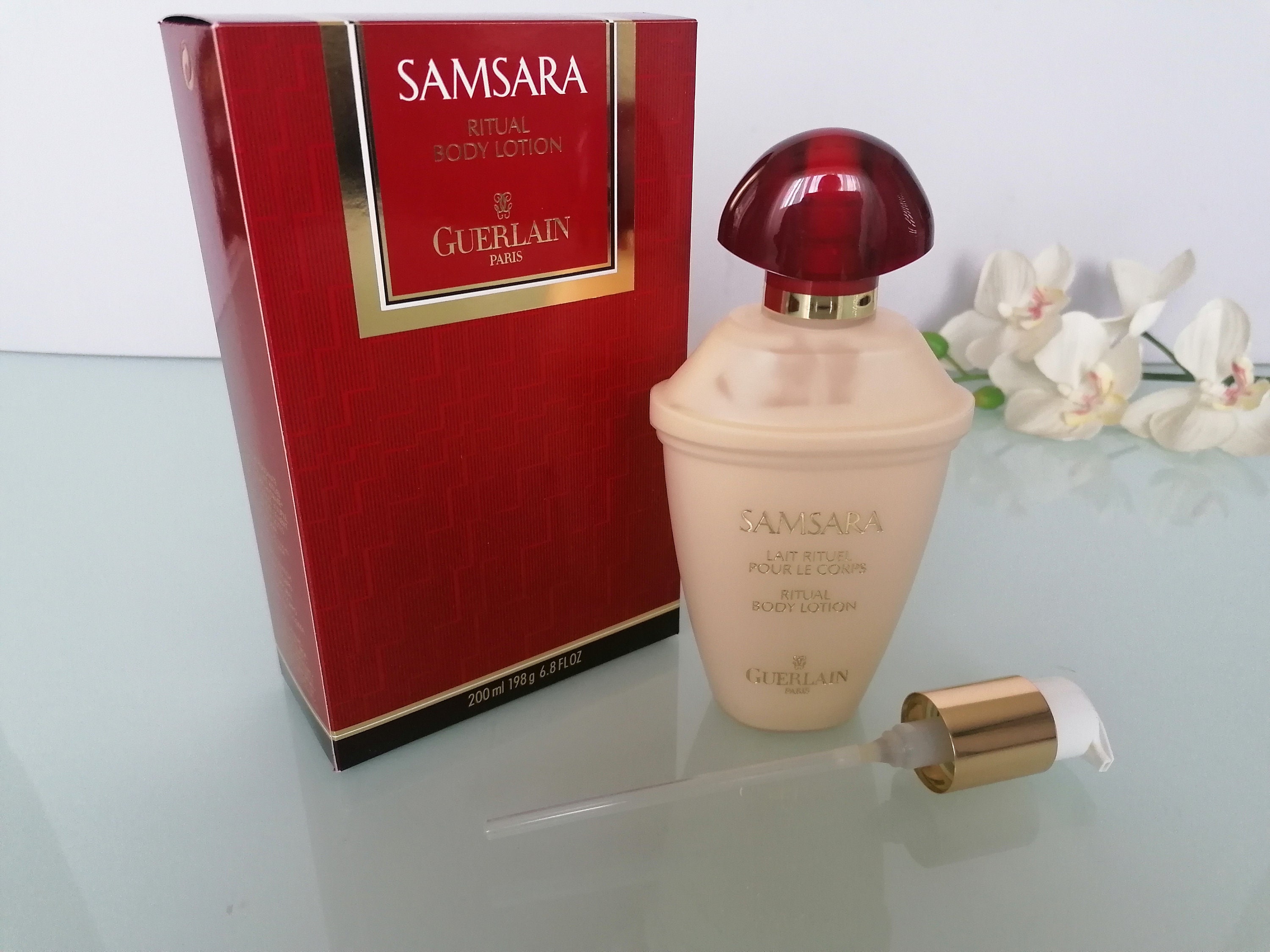 Lait Pour Le Corps Samsara De Guerlain Vintage Guerlain Samsara Ritual Body Lotion 200 Ml / 68 Fl.oz - Etsy