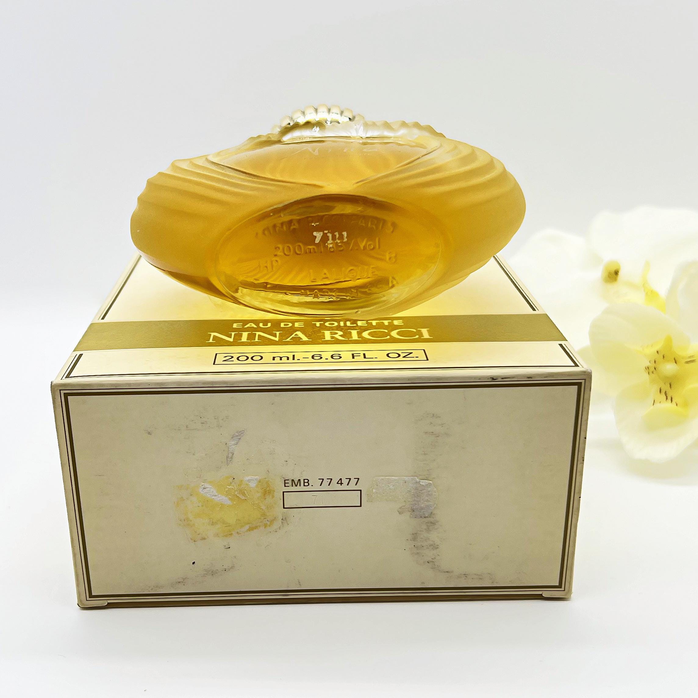 Vintage Nina by Nina Ricci 200ml Eau De Toilette , Lalique Bottle