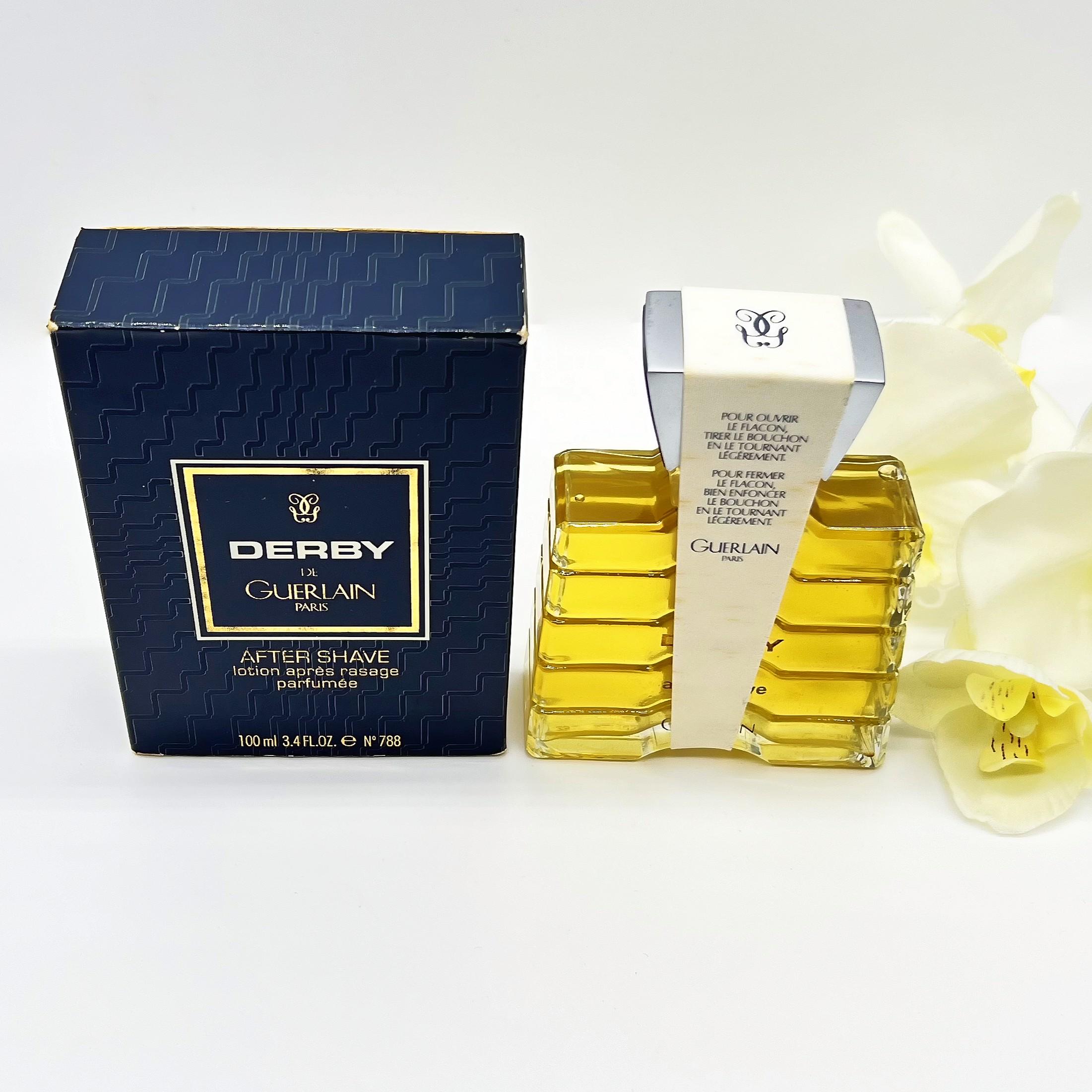 ゲラン ダービー アフターシェーブ 100ml、希少ヴィンテージ1985年、未