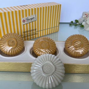 Giorgio Beverly Hills Extraordinary Perfumed Soap 3x 100g/3,5 oz  With Case Rare Vintage 80's