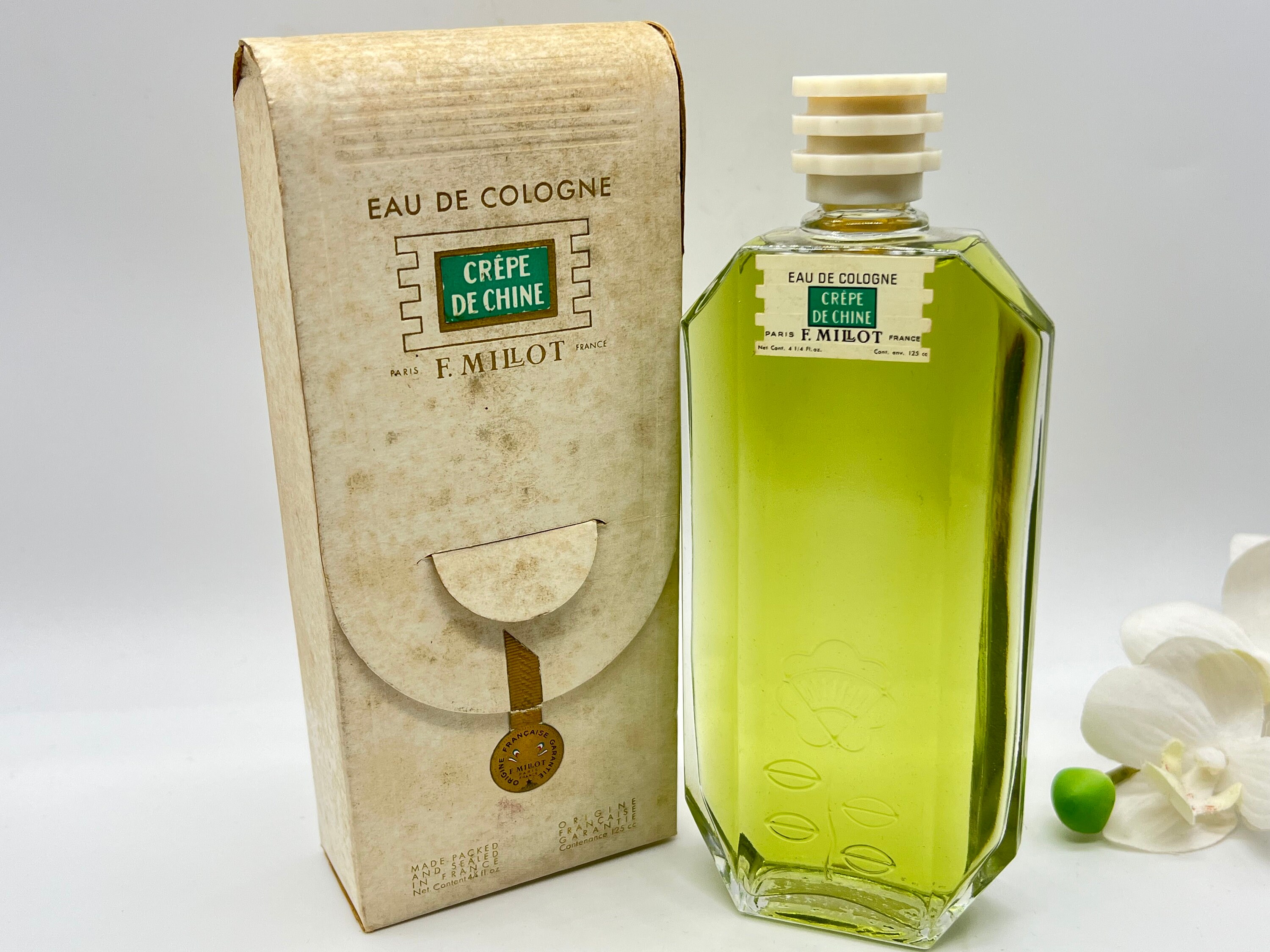 Crepe De Chine Di F. Millot (1925) Eau De Cologne 125 Ml/4,4 Fl.oz