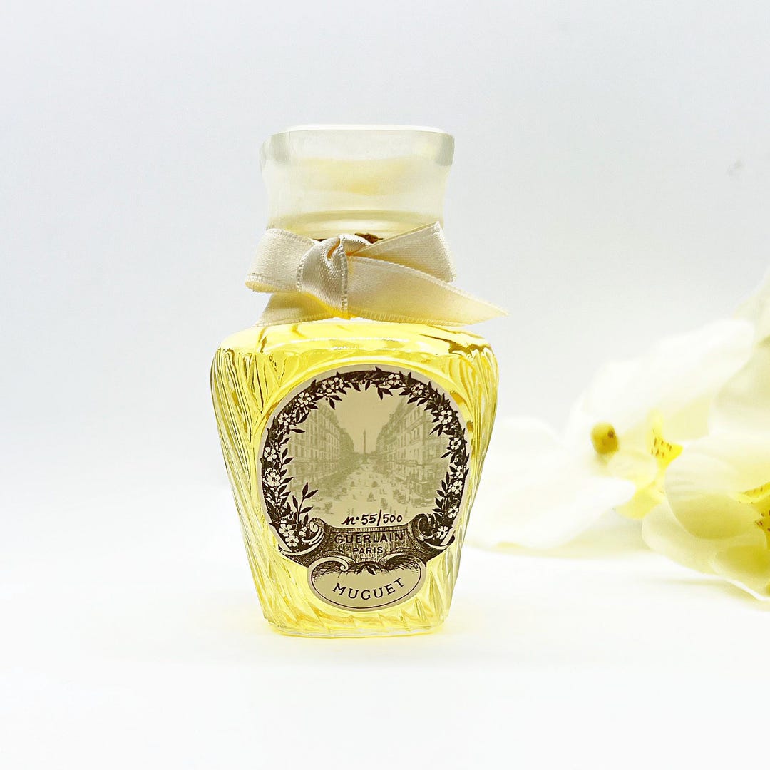 希少なヴィンテージ未開封ゲラン ミュゲ 1998 EDT 75ml、ボトルNo. 55