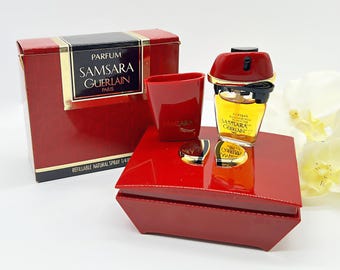 Rare Guerlain Samsara 1/4 Fl.oz Parfum Extrait Spray , 90s
