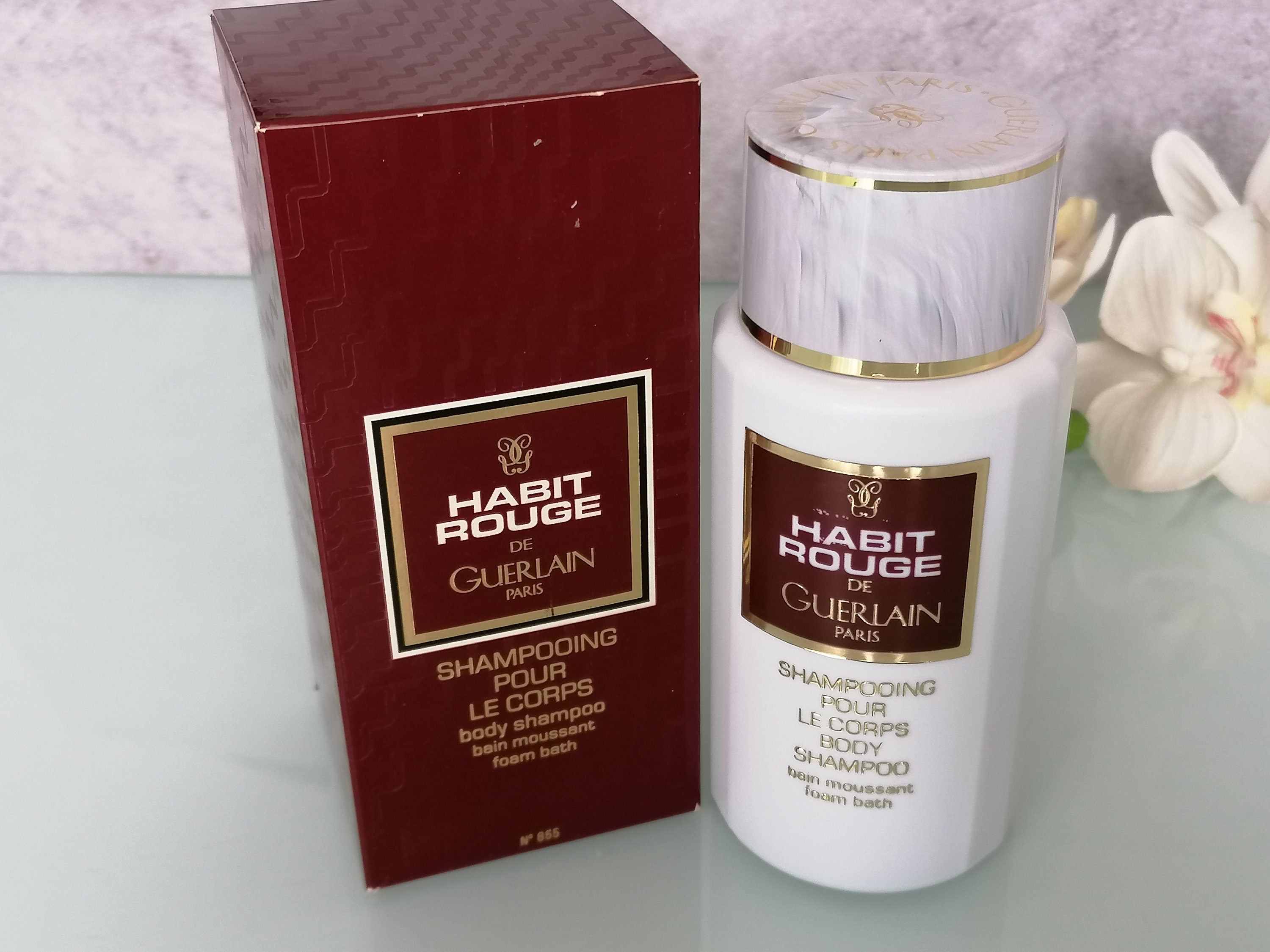 Habit Rouge Body Shampoo / foam bath  250 ml/8,5 fl.oz ,Vintage Men's  Fragrance