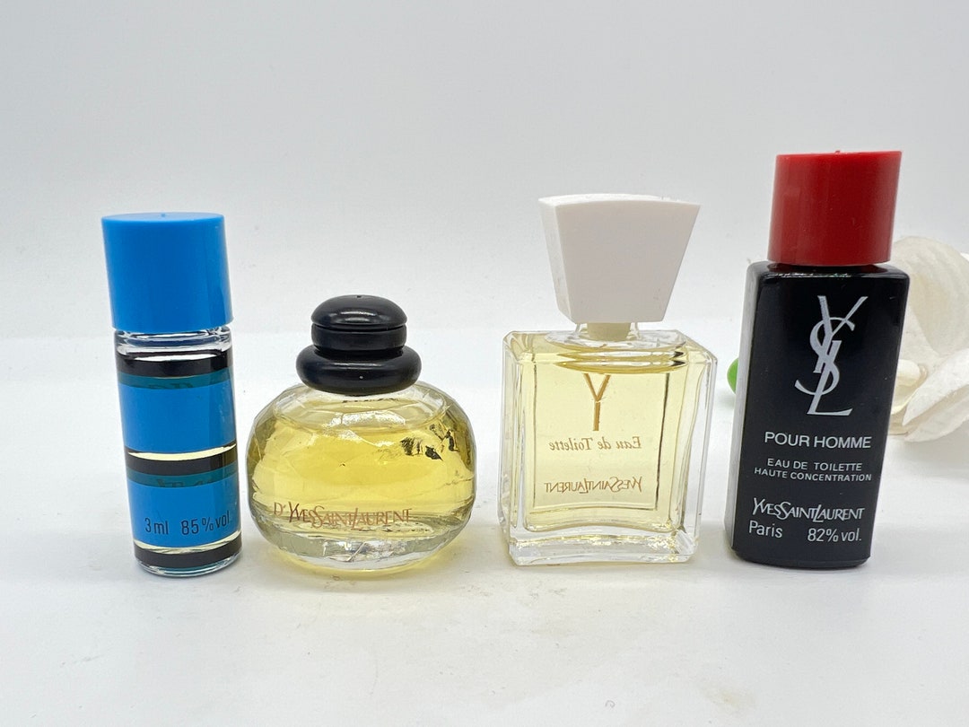 Lot of Perfume Miniatures Yves Laurent Paris Rive Gauche