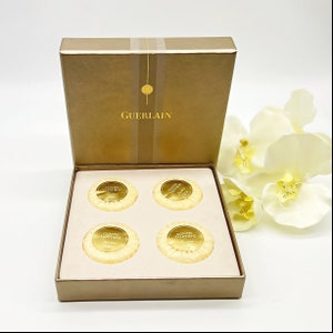 Guerlain Perfumed Soap ,Set 4 x 20 g, Rare Vintage Soap, Bar of soaps, French Fragrances, Gift idea for collectors,