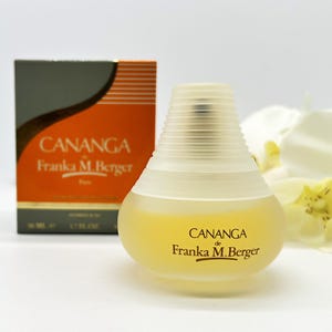 Cananga by Franka M. Berger , Eau de Toilette Spray 50ml/ 1,7 oz, 80s Vintage, Perfume For Women , France Paris , Gift Idea for her