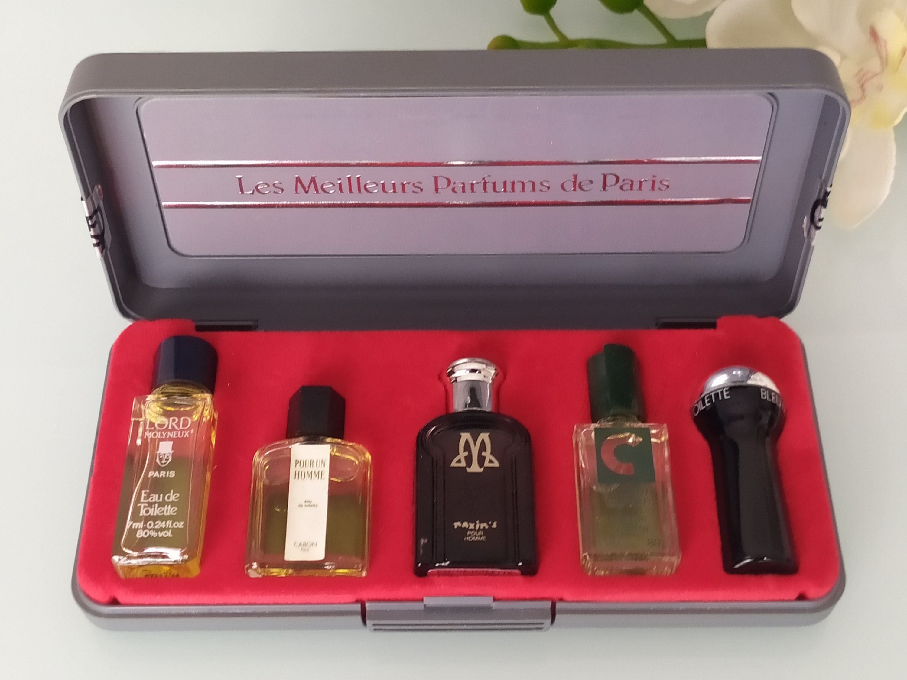 Les Meilleurs Parfums de Paris （一本なし。） Les Meilleurs Parfums de Paris 10 Bottle Minature Set Box Damaged
