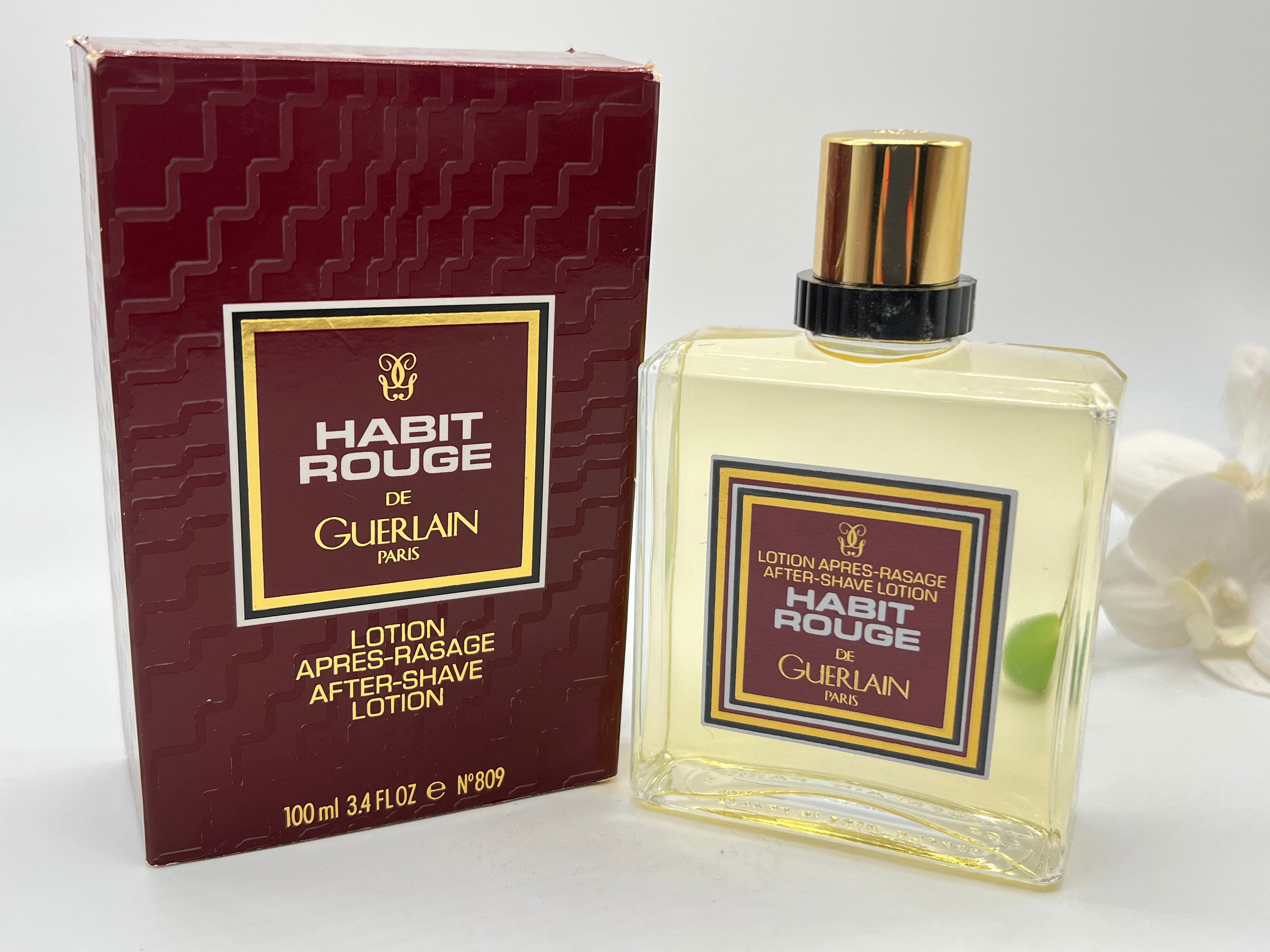 Habit Rouge Guerlain (1965) After Shave Lotion 100 Ml /3,4