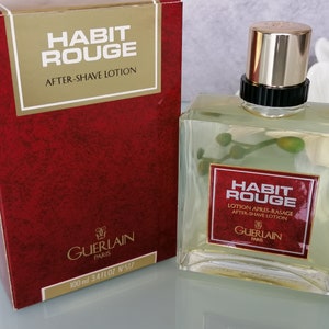 Vintage, Habit Rouge, After Shave Lotion 100 ml /3,4 fl.oz. Hard to find