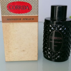 Corrida Monsieur Feraud (1968) Cologne for Men 4 fl.oz/60 ml Splash  Rare Vintage Men's Perfume