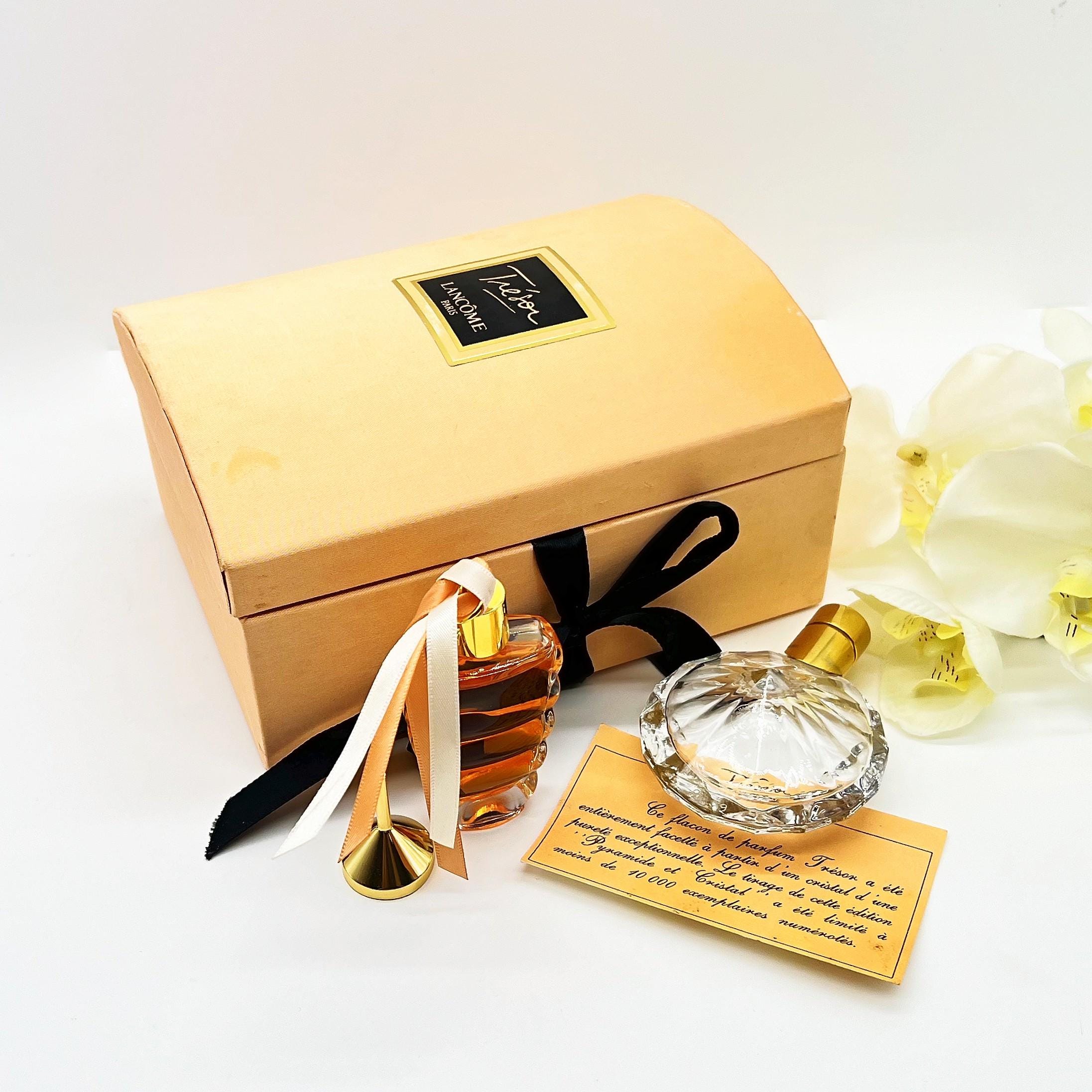 ヴィンテージ ランコム トレゾア パルファム セット、15ml エクストラ