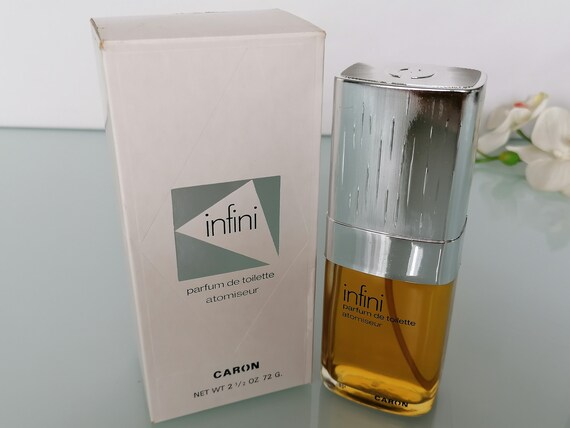 Vintage Infini Caron (1970 ) Eau De Toilette 2 Fl. Oz/ 72 G Spray