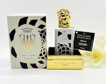 Eau du Soir, Eau de Parfum 100 ml/3,3 fl.oz Spray, Edición Limitada, Perfume para Mujer en Frasco de Coleccionista, Perfumes Franceses, Idea de Regalo