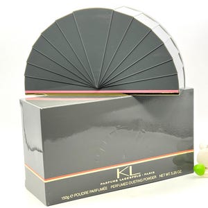 希少ヴィンテージ 80年代 KL カール ラガーフェルド パフュームド ダスティング パウダー 5.25オンス 未開封 未使用 お母さんへのギフト