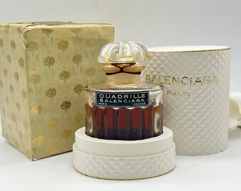 Rare Quadrille Balenciaga 60ml Parfum Extrait Vintage 1960s