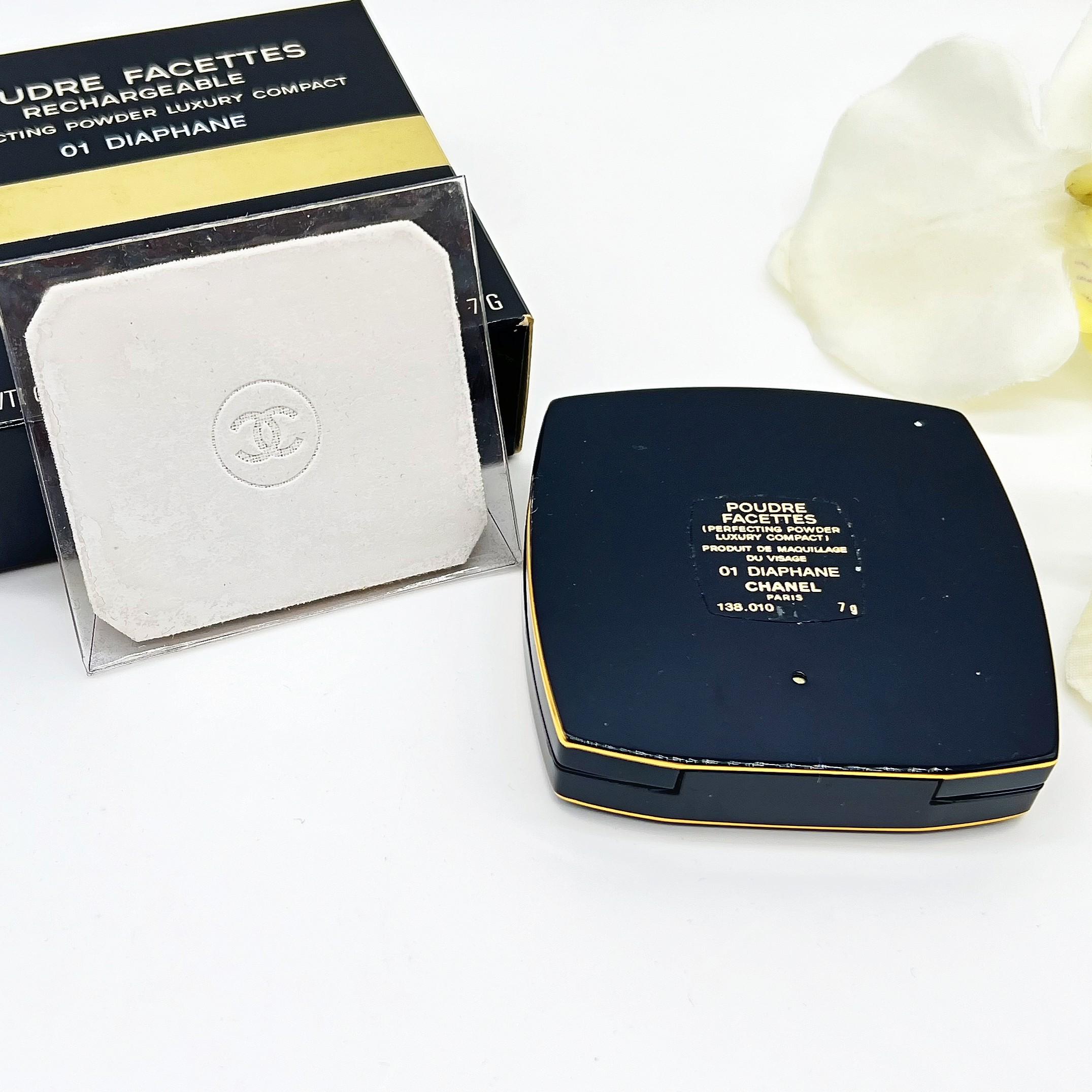 ☆CHANEL ヴィンテージ プードゥル ファセット コンパクトケース☆ ヴィンテージ シャネル コンパクト パウダー 7g プードル ファセット