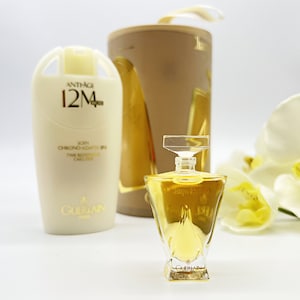 Miniature perfume Champs-Elysees 5ml or 0,17 fl.oz, Eau de Toilette, Collector&#39;s set, Perfume Sample and Cream, Vintage Women&#39;s Fragrance