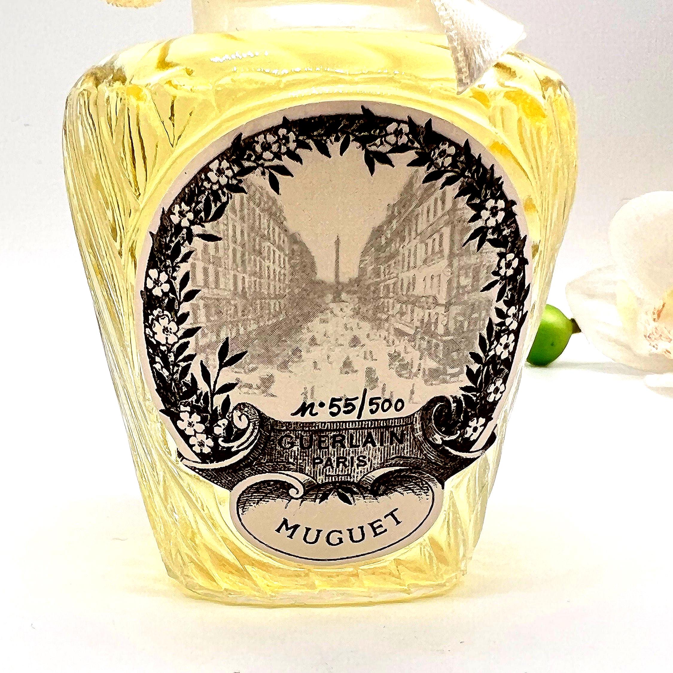 美品　ゲラン　フレグランスボマンダー　非売品 ゲラン ミュゲ 1998 – 限定版オードトワレ 75ml、ボトルNo.55