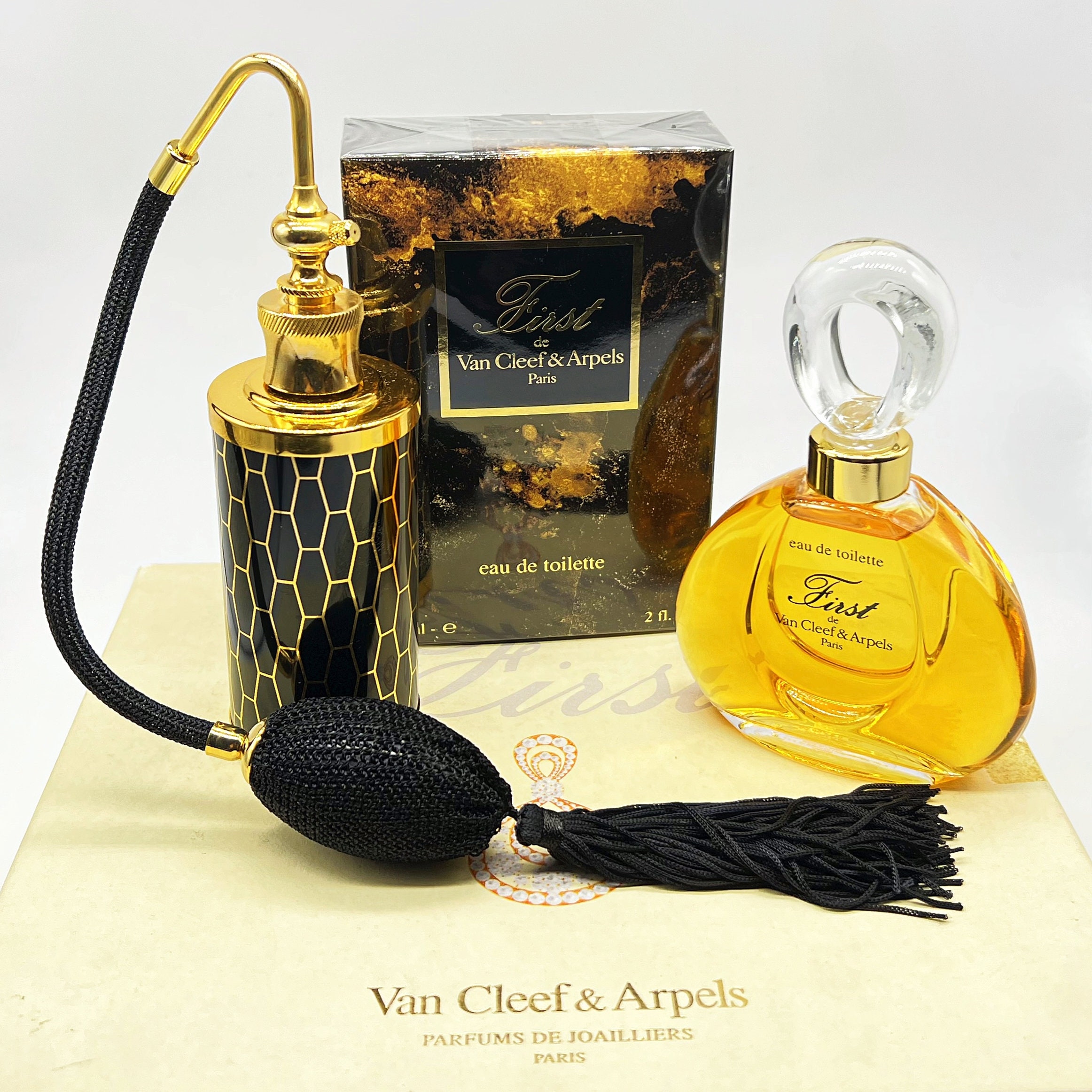 80s Perfume Set First Van Cleef & Arpels , Eau De Toilette