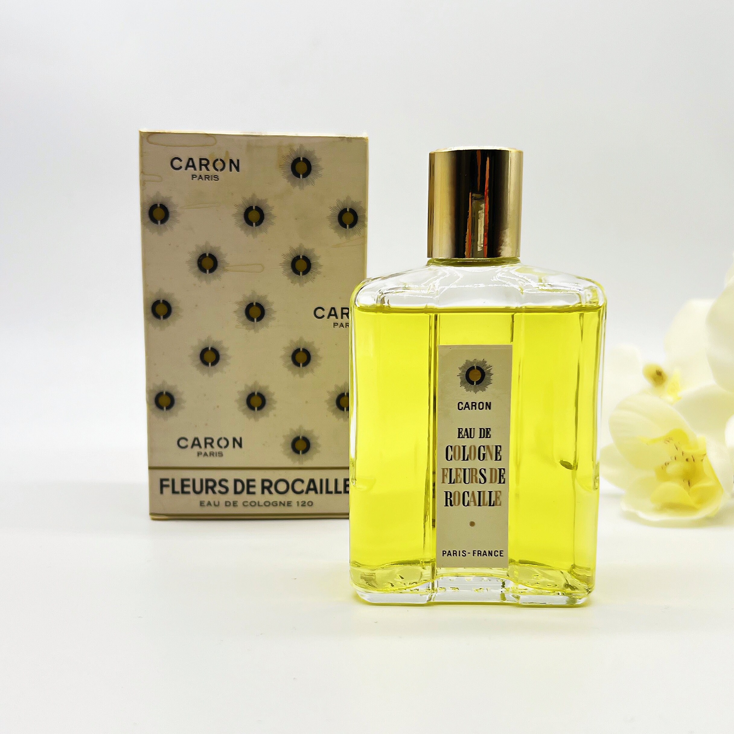 未開封　CARON PARIS オーデコロン　フルール・ド・ロカイユ120ml ヴィンテージ 70 年代、フルール ドゥ ロカイユ キャロン、120