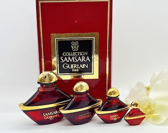 Samsara Guerlain edt 30 ml Red bottle spray, vintage