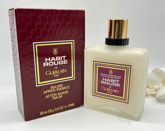 Habit Rouge Guerlain , After Shave Balm ,100 Ml /3,4 Fl.oz