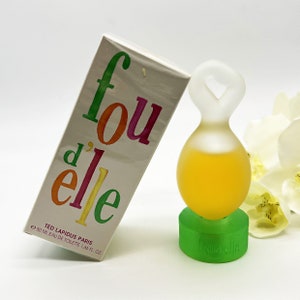 Vintage Perfume for Women, Fou d'Elle by T.Lapidus, Eau de Toilette 50ml / 1,7 fl.oz ,90s fragrances, Made in France, Gift Idea for Her