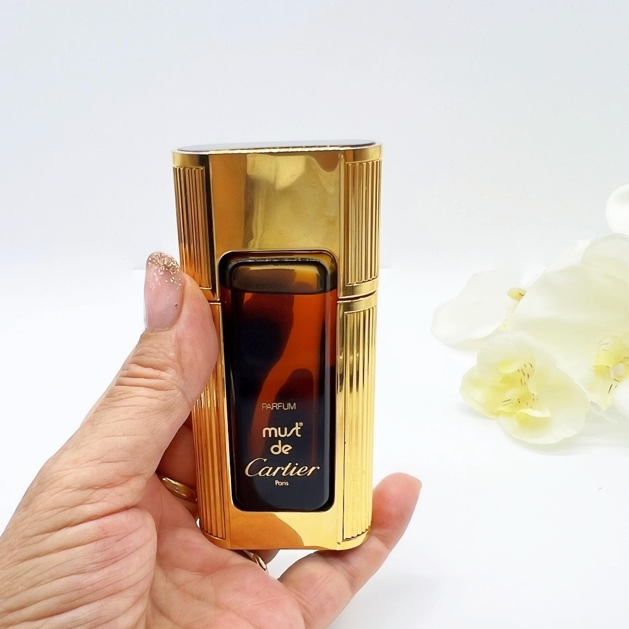Vintage Must De Cartier Parfum 30ml – 1980s Pure Perfume Original