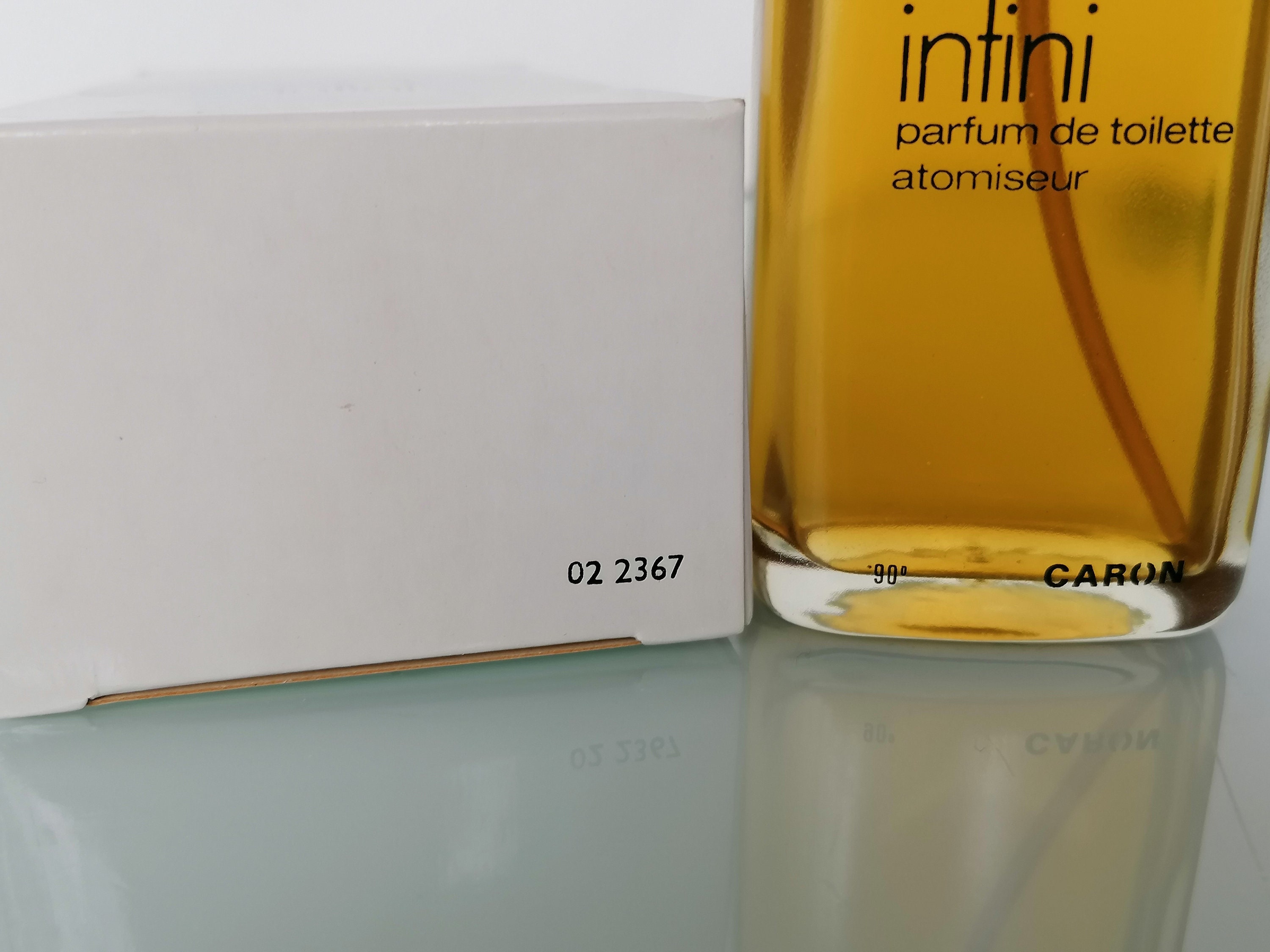 Vintage Infini Caron (1970 ) Eau De Toilette 2 Fl. Oz/ 72 G Spray