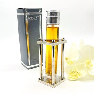 1990s Halston Catalyst for Men – Rare Vintage Perfume – Gift for Him – 50ml EDT
