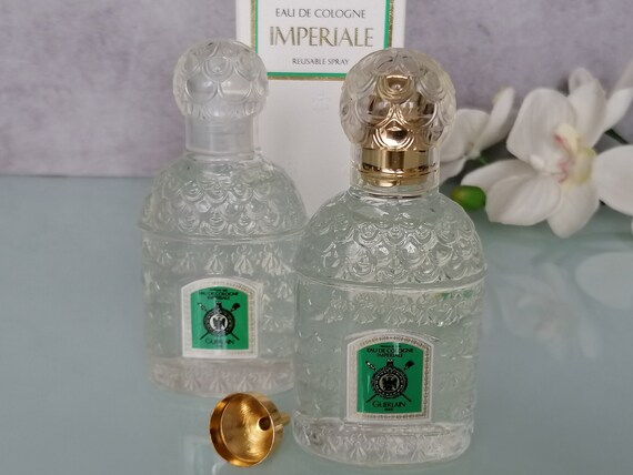 Vintage ,guerlain Eau De Cologne Imperiale, Set 2x 50 Ml/1,7 Fl.oz