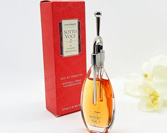 ラウラビアジョッティ ソット ヴォーチェ 香水 25ml Vintage Sotto Voce Laura Biagiotti EDT 25ml Rare 90s Italian