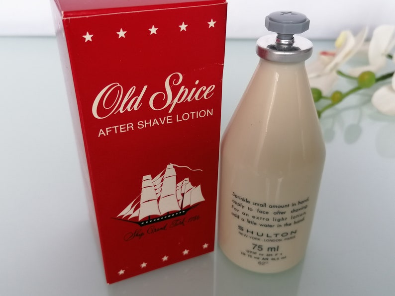 Vintage Old Spice Shulton AFTER SHAVE Lotion 75 ml/25 fl.oz | Etsy