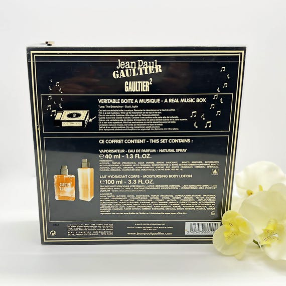 Vintage GAULTIER 2 Eau De Parfum, 40 Ml Spray, Music Box Gift - Etsy