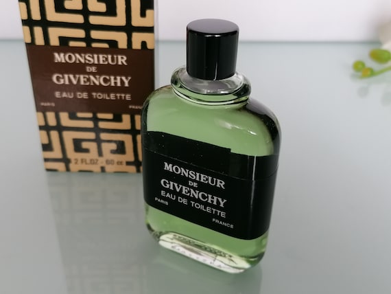 Monsieur De Givenchy 1959 Eau De Toilette 2 Fl.oz 60 Cc Splash Rare Vintage Pre Barcode Etsy Canada