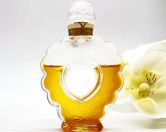 Coeur Joie  Nina Ricci (1946) Parfum Extrait 15 ml/0,5 fl.oz  ,Heart bottle Lalique ,Vintage perfume 60's ,French perfume, Gift idea