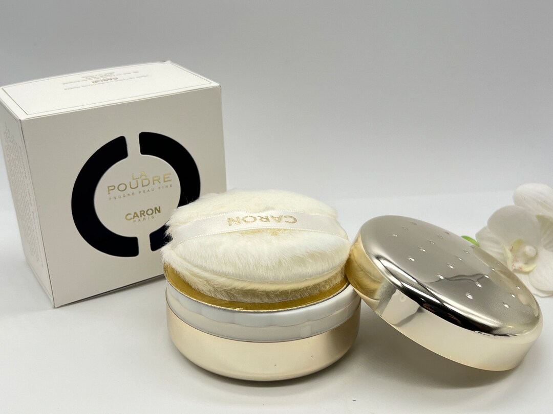 Caron Classic Loose Powder (peau Ambree) 30g/ 1oz With Puff & Sive ...