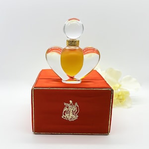 Vintage Nina Ricci Farochue Perfume for Women 30ml Extrait – Lalique Crystal Bottle, Unopened, Original Satin Box ,Gift Idea for Her