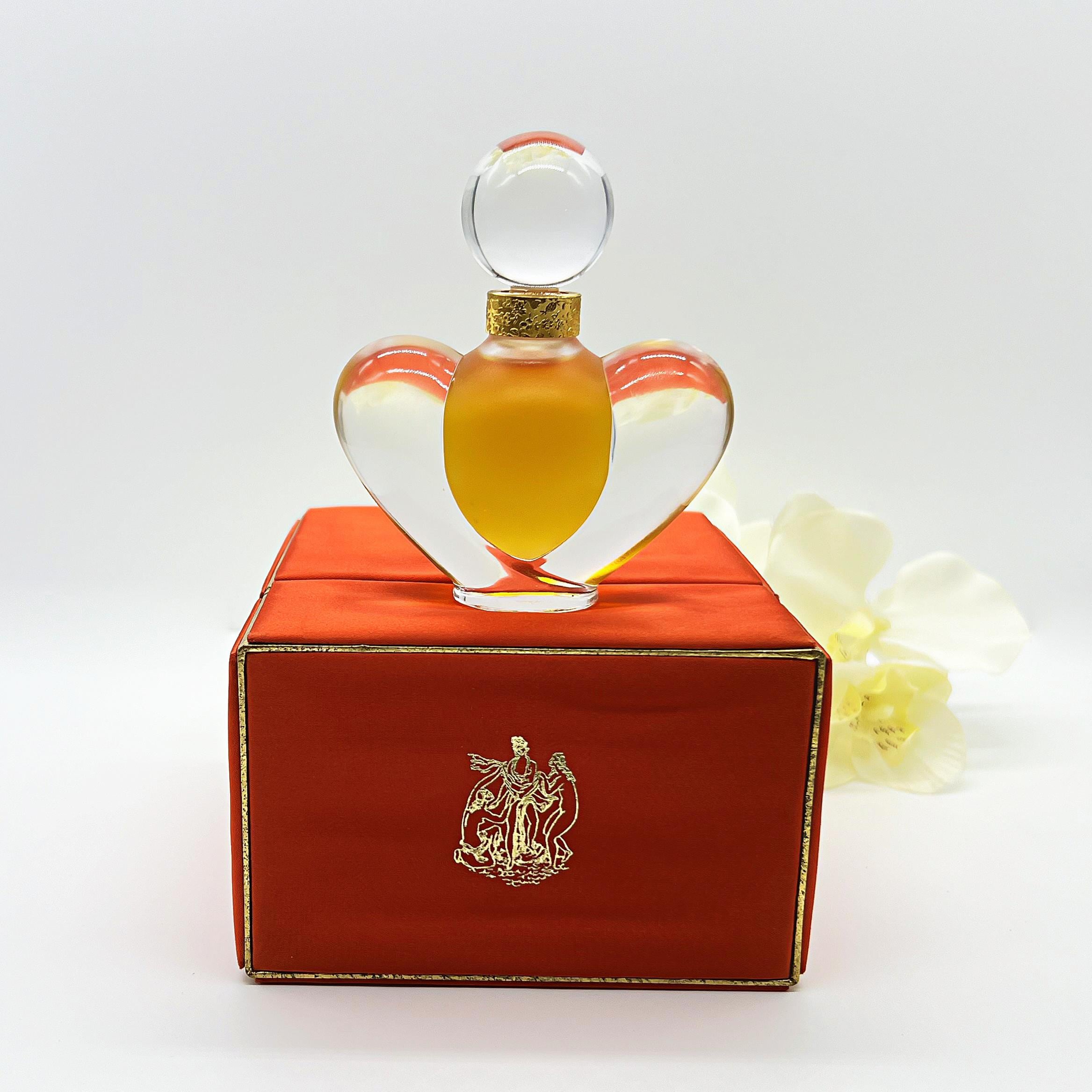 （希少　未使用）NINA RICCI ファルーシュ香水 ラリック製 箱付 Vintage 1973 Nina Ricci Farouche Perfume 30ml Lalique Crystal