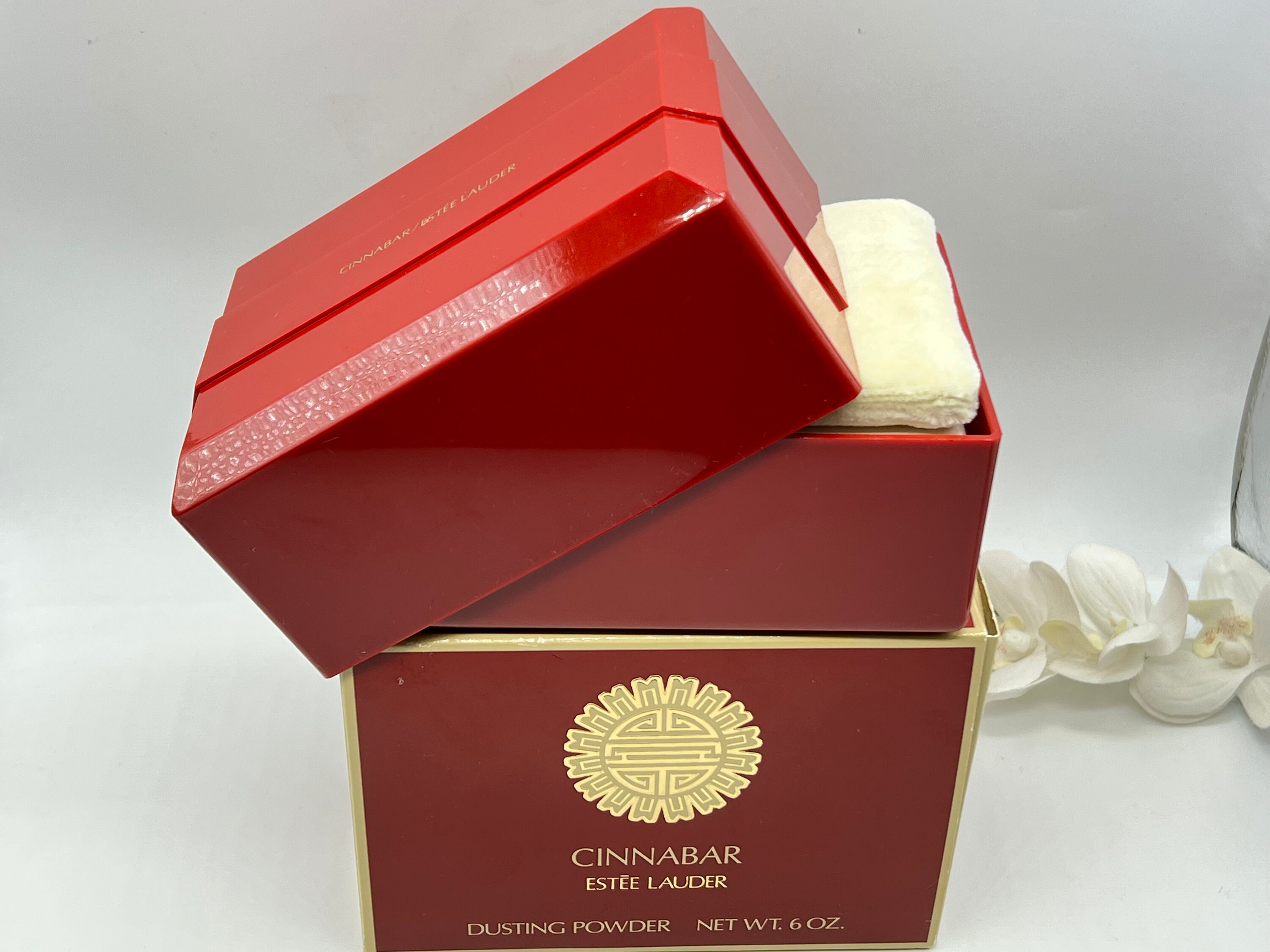 Cinnabar Dusting Body Powder by Estee Lauder 6 Oz/ 170g Etsy