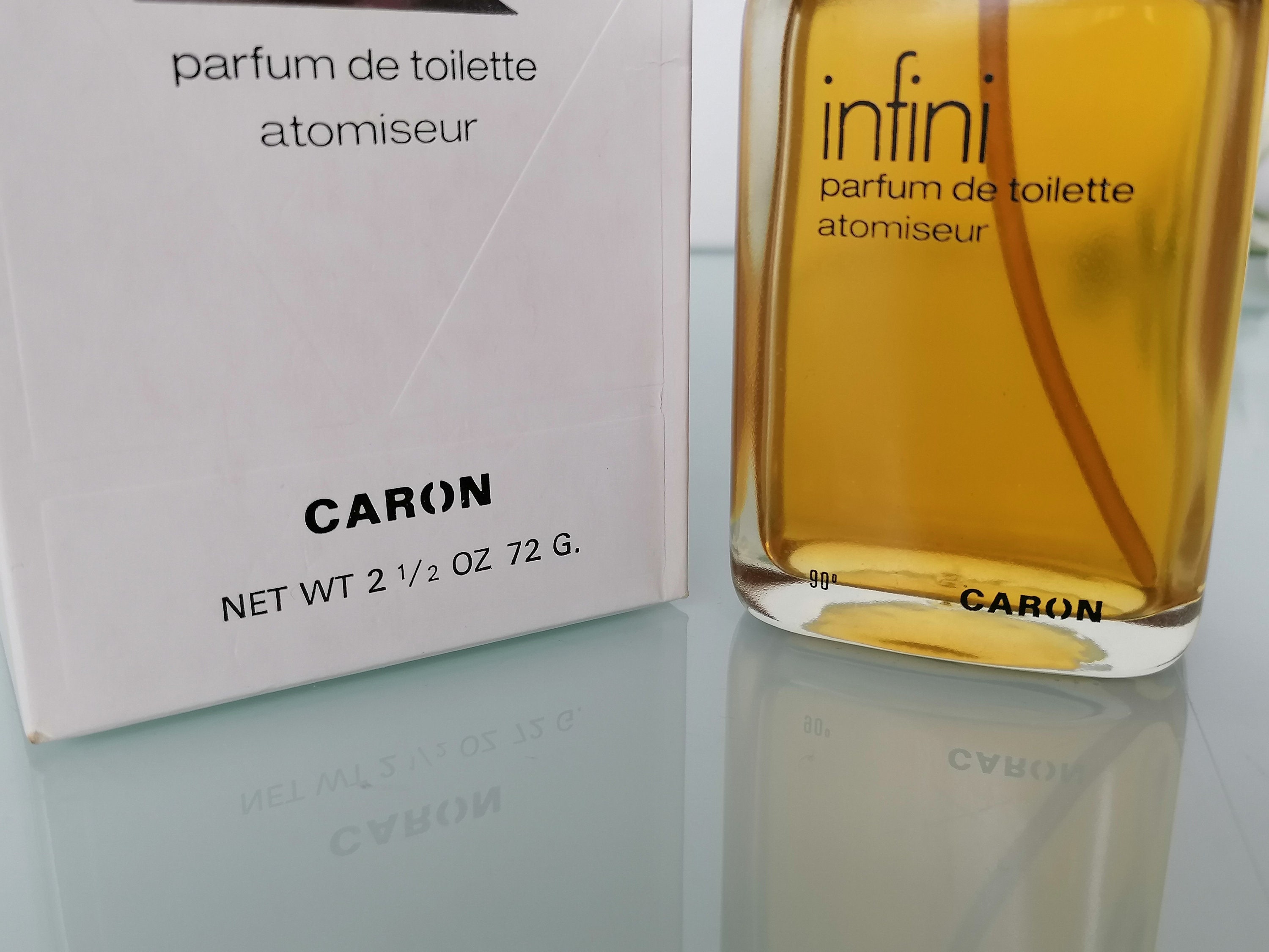 Vintage Infini Caron (1970 ) Eau De Toilette 2 Fl. Oz/ 72 G Spray