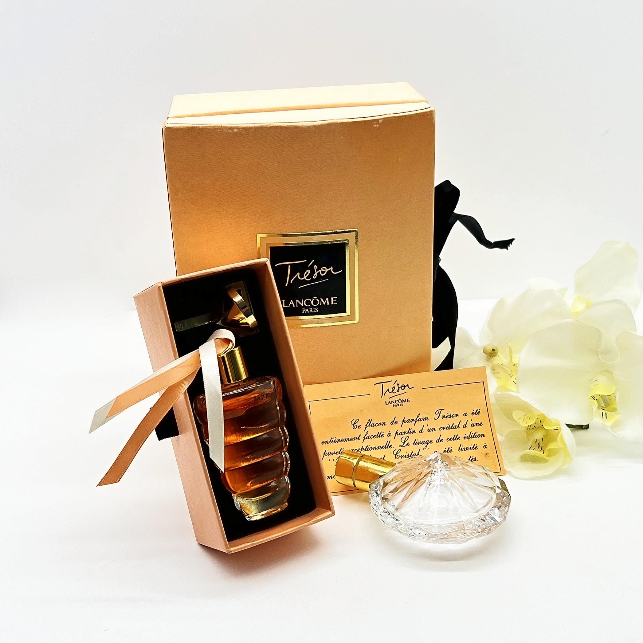 ヴィンテージ ランコム トレゾア パルファム セット、15ml エクストラ