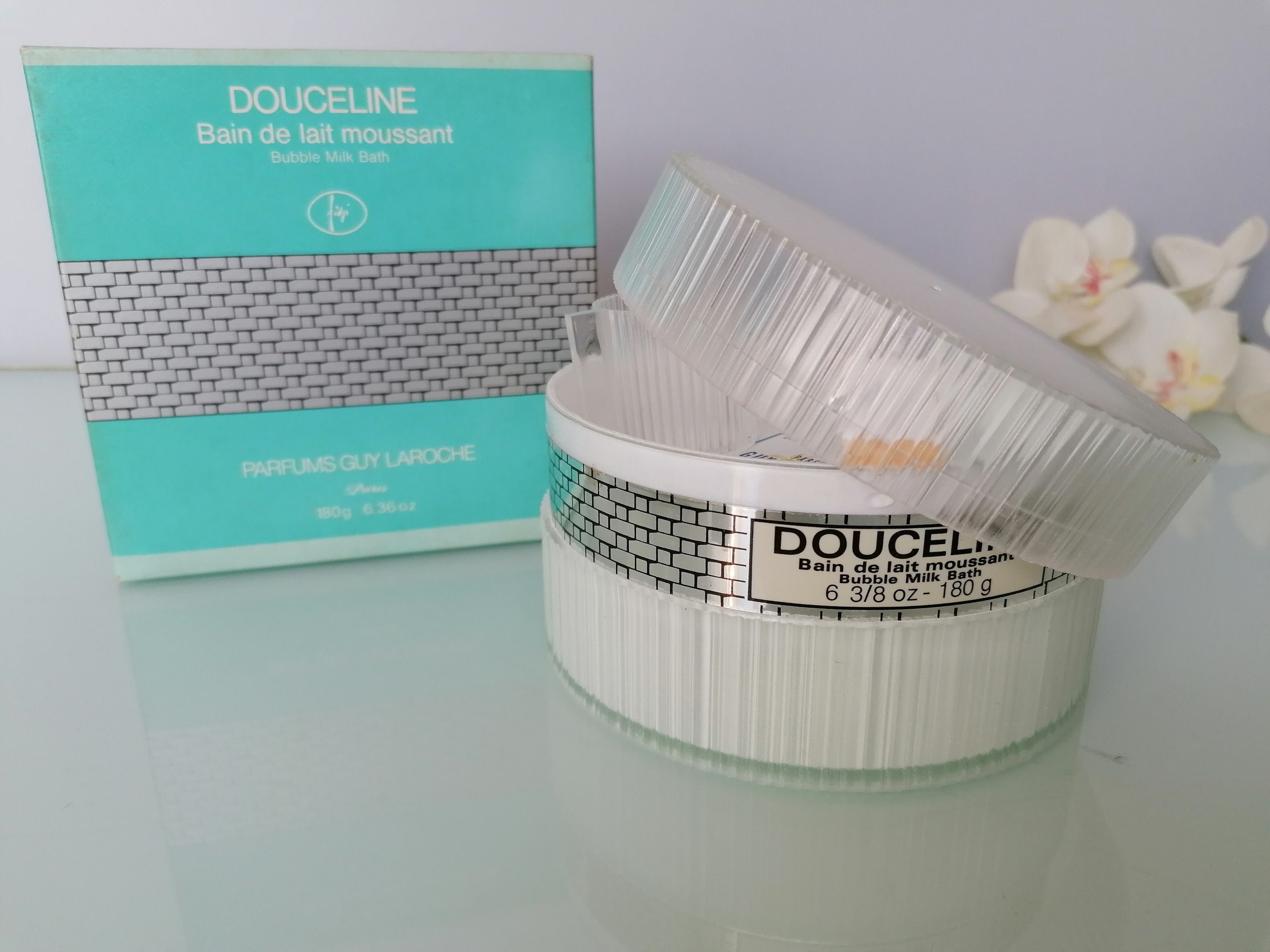 Vintage ,guy Laroche ,douceline Bubble Milk Bath , 180g/6,36 Oz